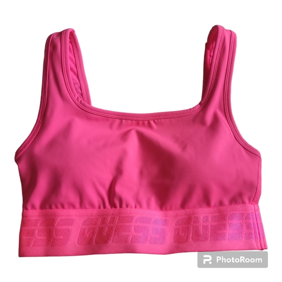 GUESS Hot Pink Women's Sports Bra - Size XS - Picture 1 of 4